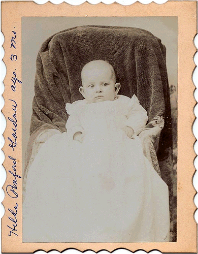 Picture of Hilda Penfold Gardner age 3 months