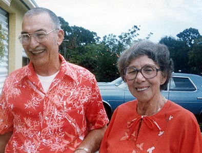 Photo of John Andrew Caris and Bertha, October 1979