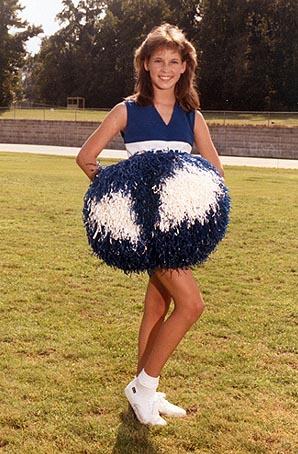 Picture of Maryhelen Arnold, cheerleader, St. John Lutheran School, Ocala, Florida
