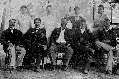 Picture of Hester Rebecca Mortgrage and Richard Thomas Gardner with others @1885