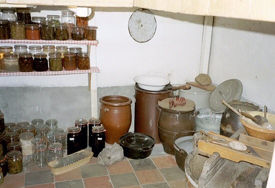 Picture of the cellar taken at the De Locht Museum in Melderslo, Limburg, Netherlands.