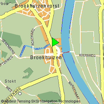 Map of Broekhuizen and Broekhuizenvorst, Limburg, Netherlands