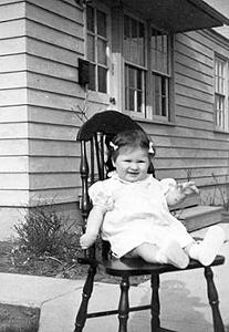 Picture of Sandra Lee Willis, age 9 months,  Aberdeen, Maryland April 1942