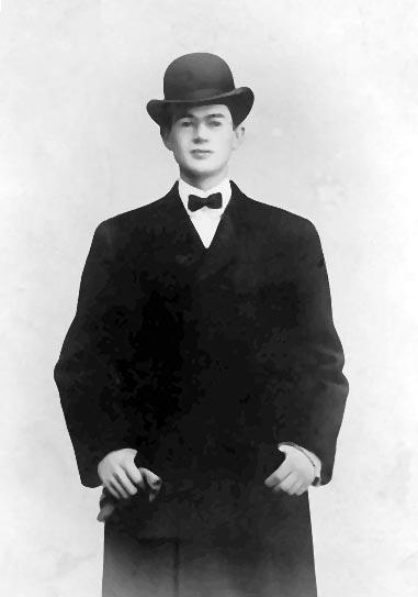 Picture of L. Roy Willis as a young man