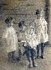 Picture of Ollie, Helen (holding Dot), and Mary Caris about 1917/18