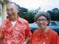 Picture of John Andrew Caris and wife Bertha, Oct. 1979