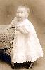Picture of Mabel Elizabeth Willis, about age 1, in Atlantic City, N.J.